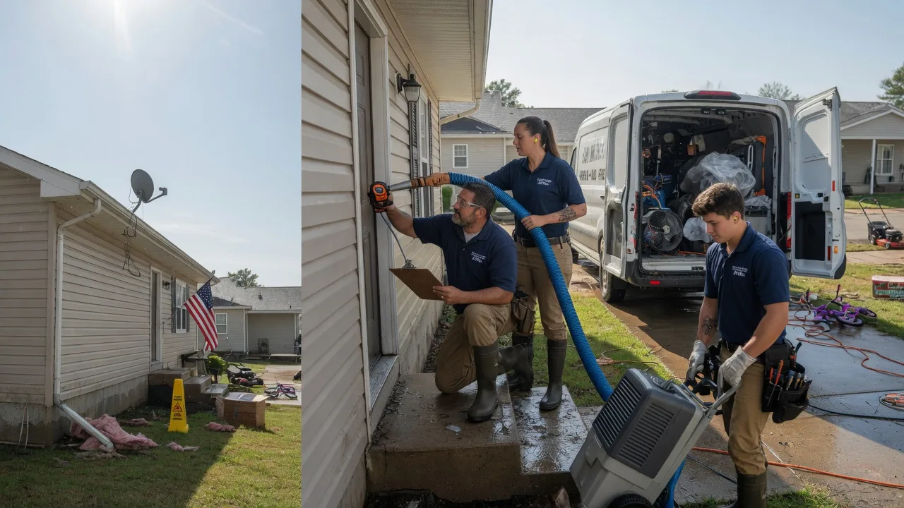 Ceiling Water Damage Restoration in Rusk, TX near me
